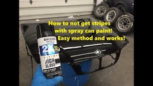 Read more about the article How to Avoid Tiger Stripes When Spray Painting