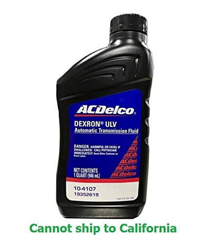 ACDelco Dexron-ULV Automatic Transmission Fluid 1 Quart Pack)