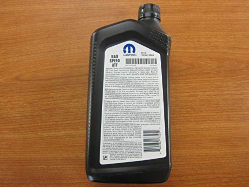 Mopar Chrysler Dodge Jeep Ram 8 and 9 Speed Automatic Transmission Fluid