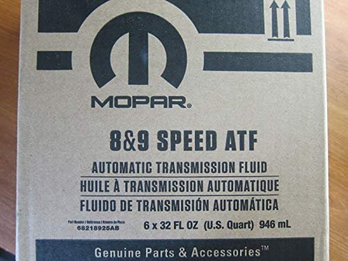 Mopar Chrysler Dodge Jeep Ram 8 and 9 Speed Automatic Transmission Fluid