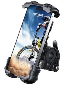 Read more about the article Lamicall Bike Phone Holder, Motorcycle Mount – Motorcycle Phone Holder, Handlebar Phone