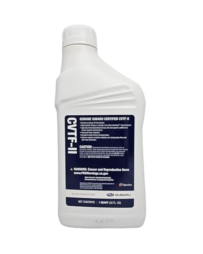 Subaru Crosstrek Legacy Outback Forester Impreza CVTF-II Automatic Transmission Fluid Quarts)