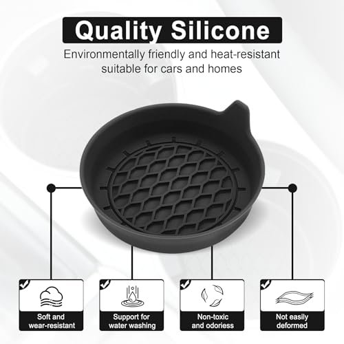 Car Cup Holder Coaster, Silicone Cup Holder Insert, Universal Non-Slip Holders,