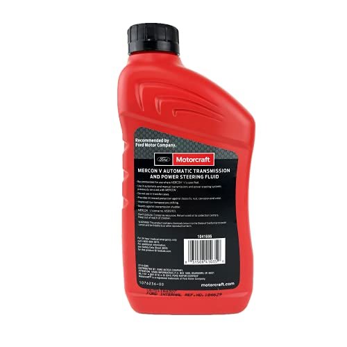 Motorcraft Mercon V Automatic Transmission Fluid - Quarts