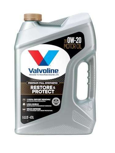 Valvoline Restore & Protect Full Synthetic 0W-20 Motor Oil...