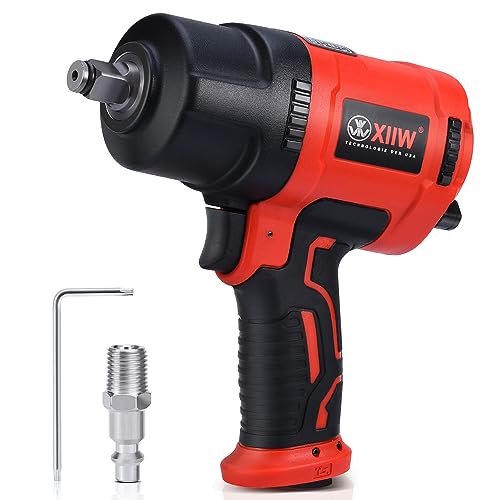 XIIW 1/2 Inch Air Impact Wrench, Max Torque 1560 ft-lbs,...