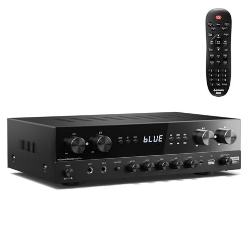 Donner Stereo Receivers Home Audio Amplifier, Premium 1000W...