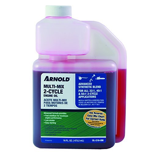 Arnold 2-Cycle Engine Oil Mix, for Chainsaws, Trimmers, and...
