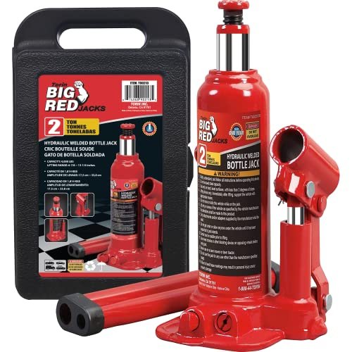 BIG RED T90213 Torin Hydraulic Welded Bottle Jack with...