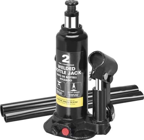 Torin 2 Ton (4,000 LBs) Capacity Hydraulic Welded Bottle...