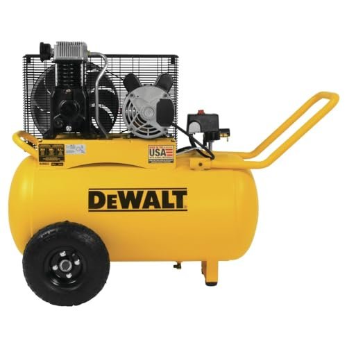 DEWALT 20 Gallon Horizontal Air Compressor, Portable,...