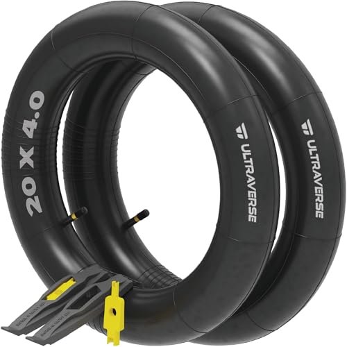 Ultraverse 20 x 4.0 Inner Tube Set with Schrader Valve...
