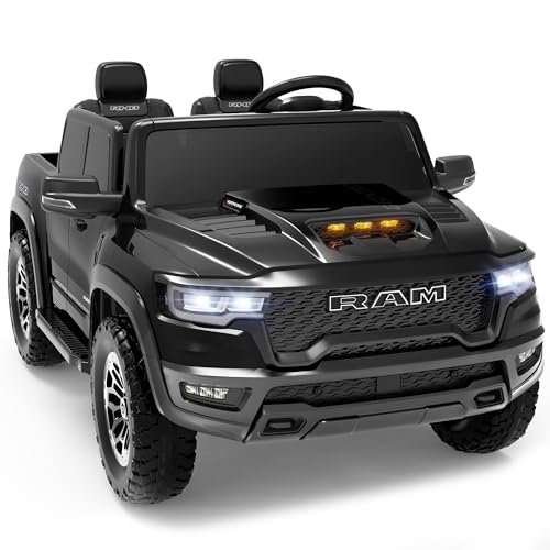 24V Ride on Toys for Big Kids, Licensed RAM 1500...