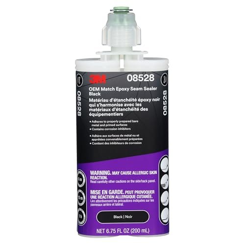 3M OEM Match Epoxy Seam Sealer 08528, Black, 200 ml,...