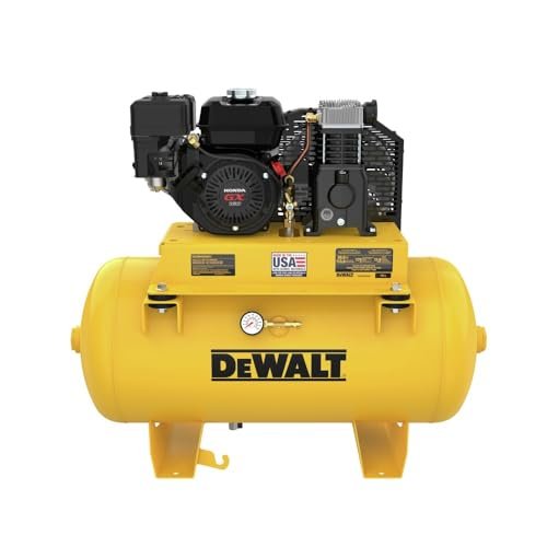 DEWALT 30 Gallon Gas Air Compressor Powered by HONDA...