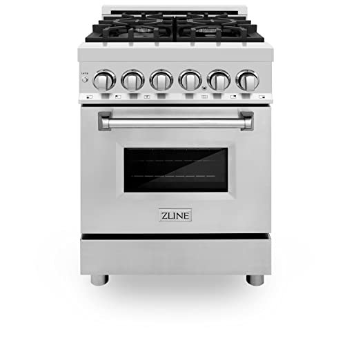 ZLINE 24 in. 2.8 cu. ft. Legacy Dual Fuel Range...