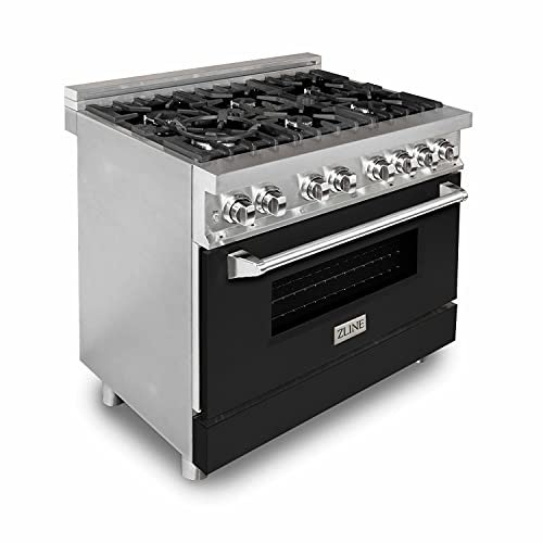 ZLINE 36 in. 4.6 cu. ft. Legacy Dual Fuel Range...