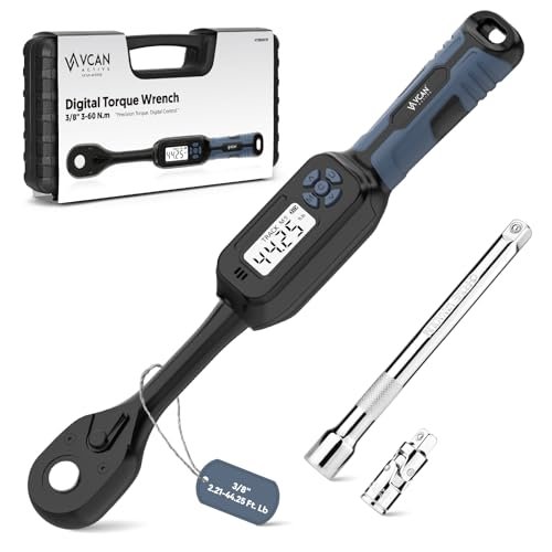 3/8 Torque Wrench Digital (2.21-44.25 Ft. Lb) ±2 %...