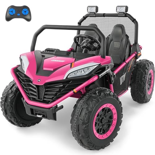 ELEMARA 2 Seater Ride On Car for Girls，12V 10AH Electric...