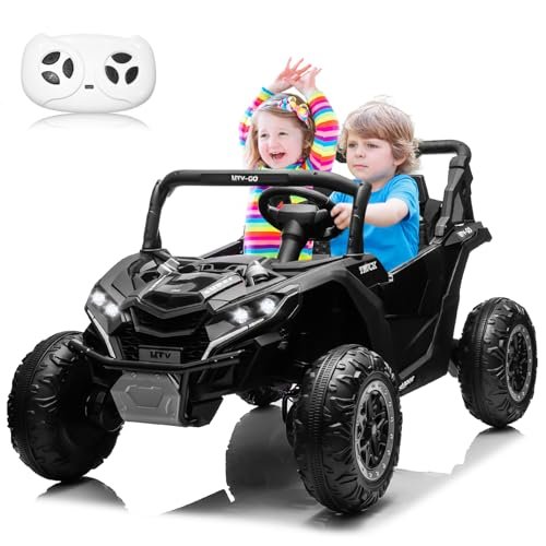 MOEYURO 24V Ride on Car 2 Seater Ride on Toys...