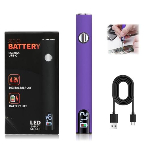 USB Rechargeable 650mAh Cordless Soldering Pen,Display...