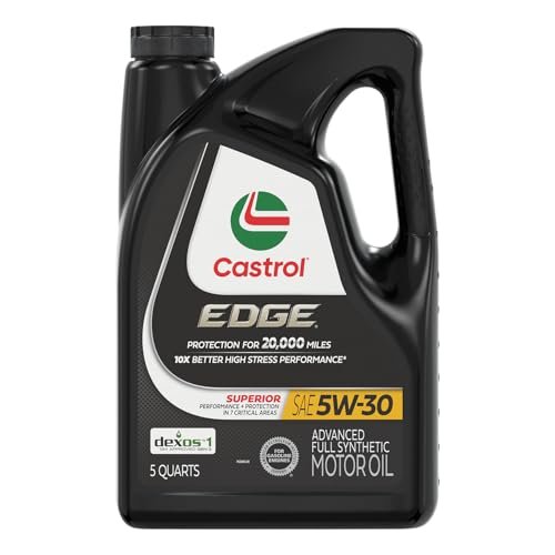 Castrol EDGE 5W-30 Advanced Full Synthetic Motor Oil, 5...