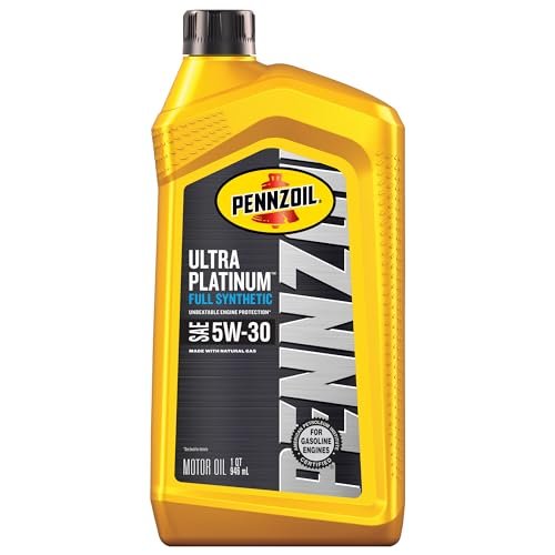 Pennzoil Ultra Platinum Full Synthetic 5W-30 Motor Oil, 1...