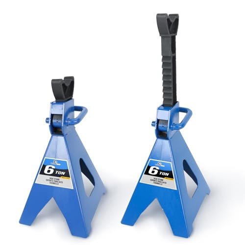 6 Ton (12,000 LBs) Automotive Jack Stands,Heavy Duty Steel...