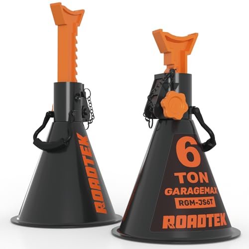 ROADTEK Jack Stands, 6 Ton (12,000 lbs) Heavy Duty Car...