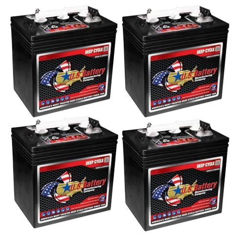 Set of 4 | US Battery US1800XC2 6 Volt 208Ah...