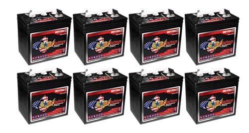 Set of 8 | US Battery US1800XC2 6 Volt 208Ah...