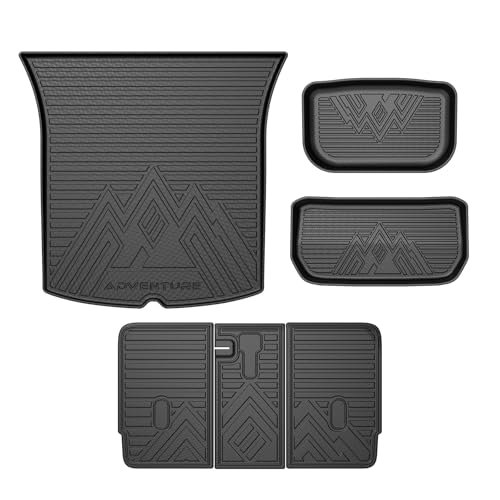 T TGBROS for Tesla Model Y Trunk Mat 2021-2024 6PCS...