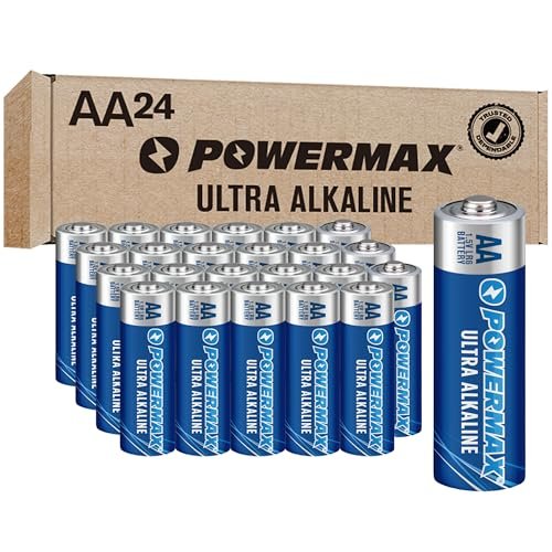 Powermax 24-Count Double AA Batteries, Ultra Long Lasting...