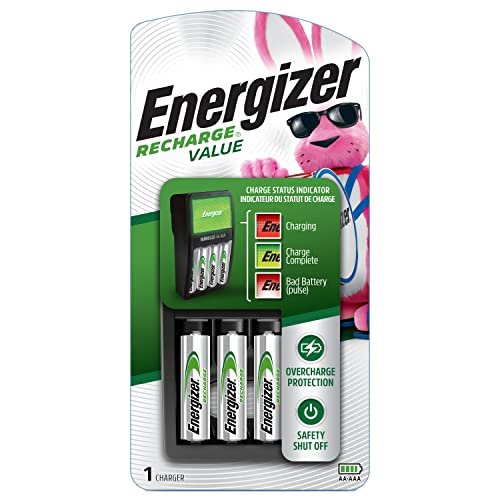 Energizer Recharge Value Charger for NiMH Rechargeable AA...