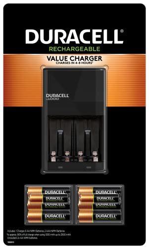 Duracell Ion Speed 1000 Charger for Rechargeable AA and...