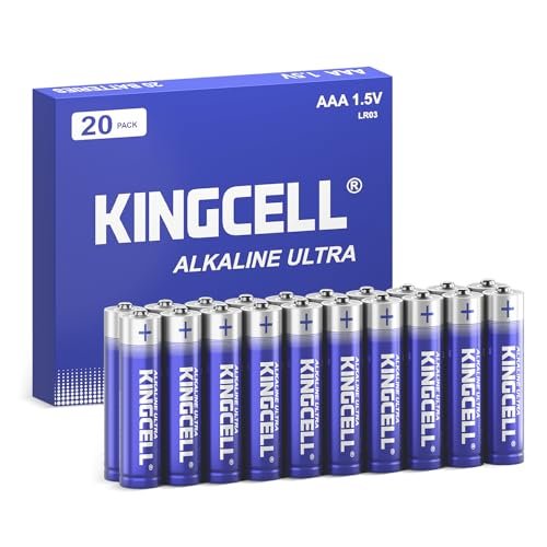 KINGCELL AAA Batteries 20 Count Pack, 1.5V Triple A...