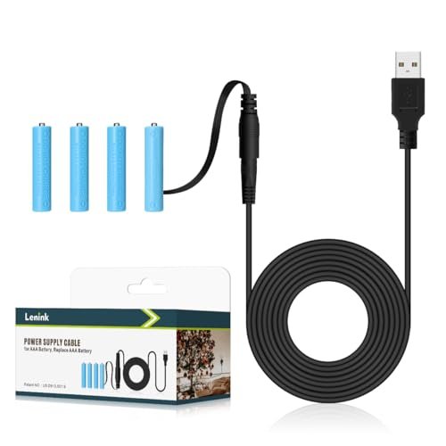 Lenink Power Supply Cable for AAA Battery, Replace AAA...