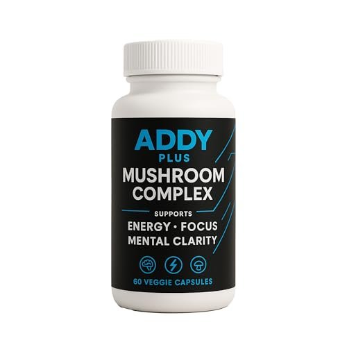 Laré Naturals Addy Plus + Mushroom Complex - Adderall...