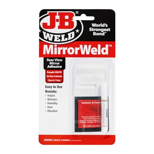 J-B Weld MirrorWeld Carded .2 fl. oz. Rear View Mirror...