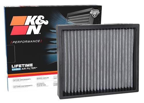 K&N LIFETIME Cabin Air Filter: Premium, Washable, Clean Air...