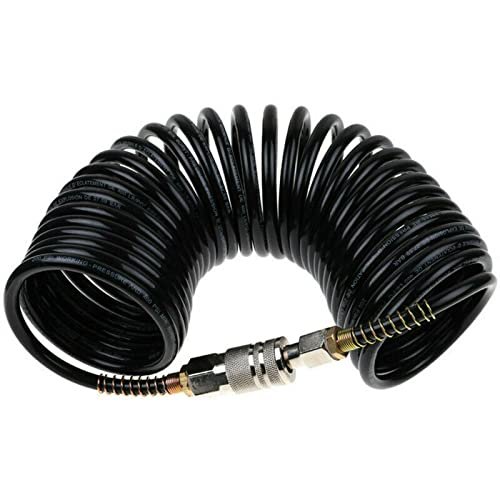 25ft Air Compressor Hose with Bend Restrictor and 1/4...