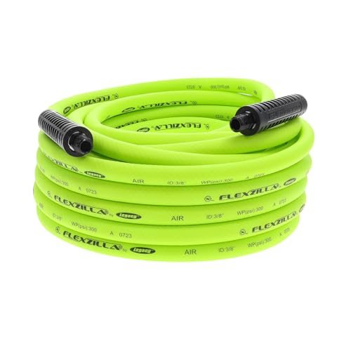 Flexzilla Air Hose, 3/8 in. x 50 ft., 1/4 in....