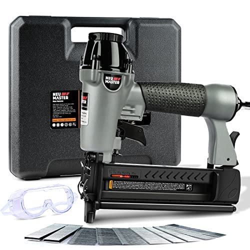 NEU Master Pneumatic Brad Nailer, 2 in 1 Nail Gun...