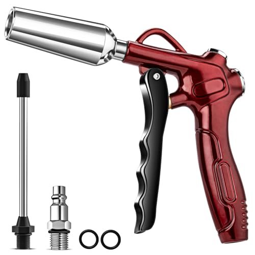 High Volume Air Blow Gun with Powerful Flow Nozzle, Retro...