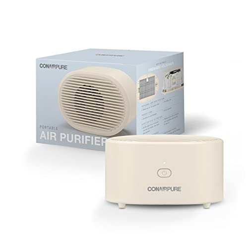 Conair Portable Small Air Purifier, Rechargeable...