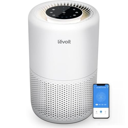 LEVOIT Air Purifier for Home Bedroom Dorm Room, Smart...