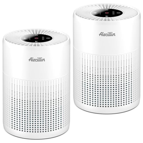 Aircillin 2 Pack Air Purifiers for Bedroom H13 True HEPA...