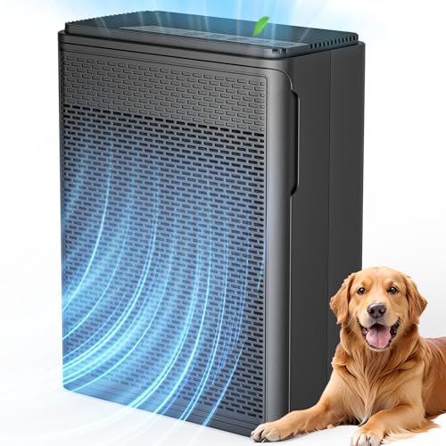 YARIKI Air Purifiers for Home Pets Covers Up to 1500...