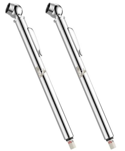 UNCO- Pencil Tire Pressure Gauge, 2 Pack, 10-75 PSI, Tire...