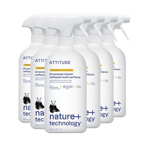 ATTITUDE All Purpose Cleaner Spray, EWG Verified, Vegan,...